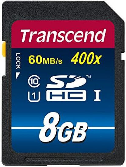 Transcend SDHC-Card UHS-I 300x - 8GB - Class10