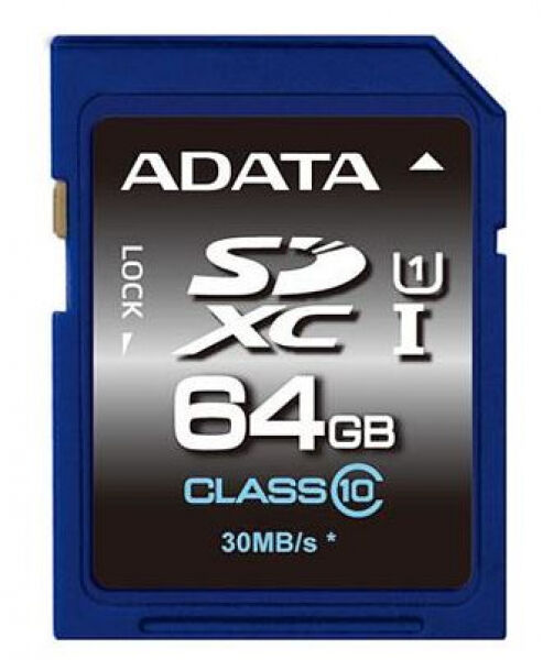 A-Data SDXC-Card UHS-I - 64GB - Class10