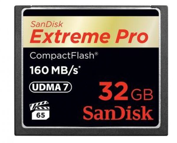 SanDisk Extreme Pro 1067x CompactFlash-Card - 32GB