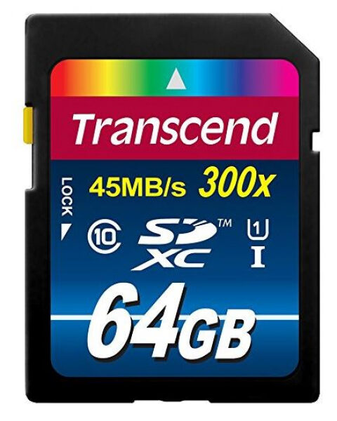 Transcend SDXC Card UHS-I Class10 - 64GB