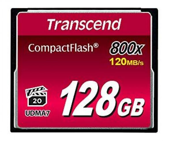 Transcend CompactFlash Card 800x - 128GB