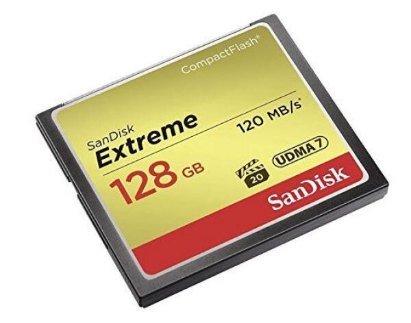 SanDisk Extreme Compact Flash Card - 128GB