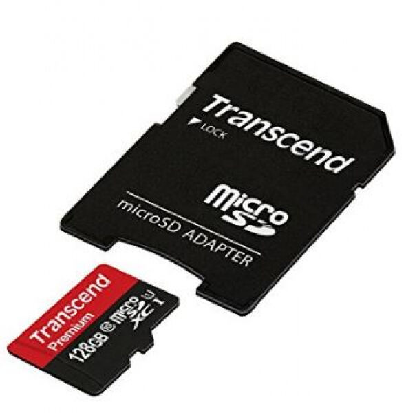Transcend microSDXC-Card Premium 300x Class10 UHS-I - 128GB