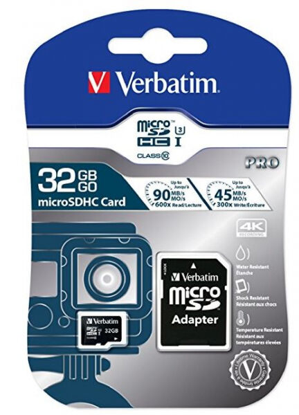 Verbatim 47041 - microSDHC Card Pro Class10 UHS-I - 32GB