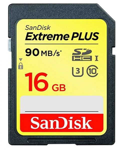 SanDisk SDHC-Card Extreme Plus UHS-I U3 - 16GB