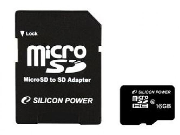 Silicon Power microSDHC Card Class10 - 16GB