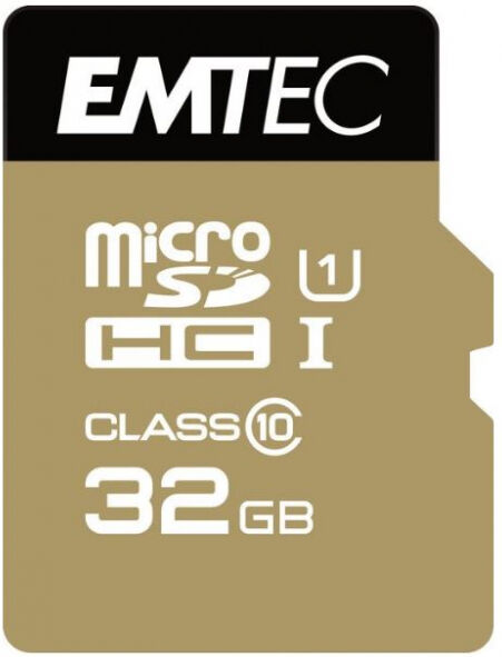 Emtec microSDHC-Card Class10 Gold+ UHS-I U1 - 32GB