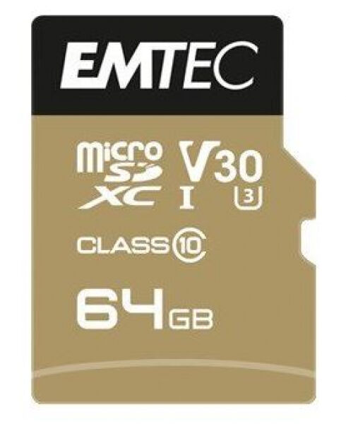 Emtec microSDXC-Card UHS-I U3 / A1 / Class 10 - 64GB