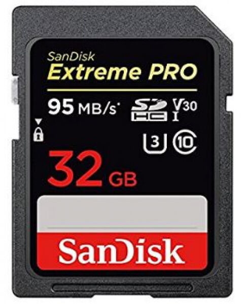 SanDisk Extreme Pro SDHC-Card V30 U3 - 32GB