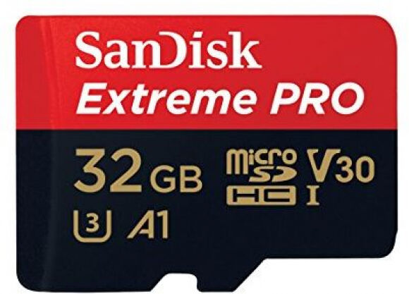 SanDisk microSDHC Card ExtremePro UHS-I U3 - 32GB