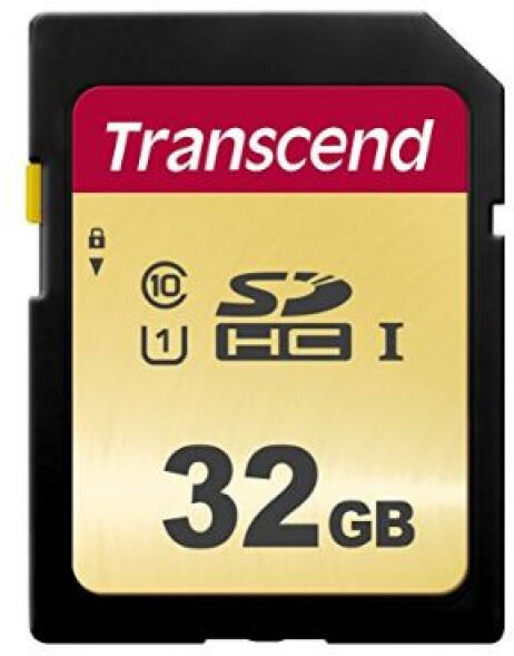 Transcend SDHC Card SDC500S Class10 UHS-I U1 - 32GB