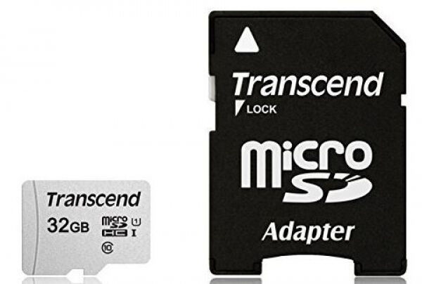 Transcend microSDHC-Card USD300S - 32GB