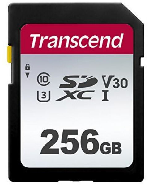 Transcend SDXC Card 300S V03 Class10 UHS-I U3 - 256GB
