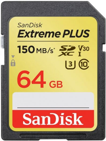 SanDisk SDXC Card Extreme Plus V30 U3 Class10 - 64GB