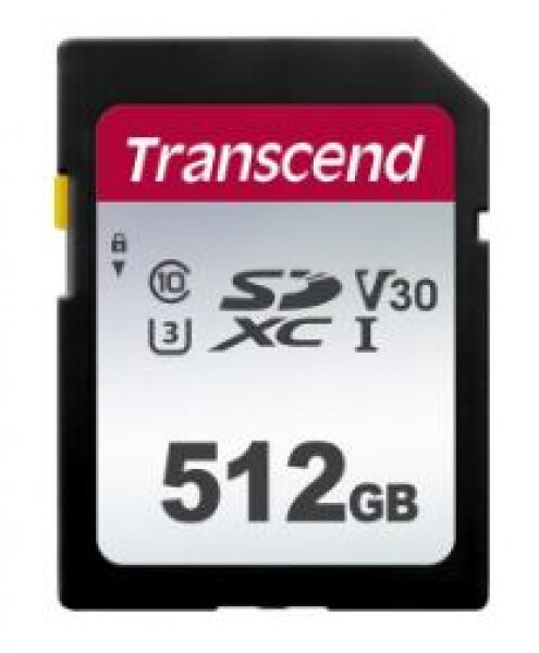 Transcend SDXC Card SDC300S Class10 UHS-I U3 - 512GB