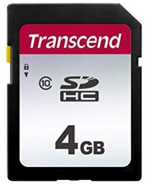 Transcend SDHC-Card 300S Class10 / UHS-I U1 - 4GB