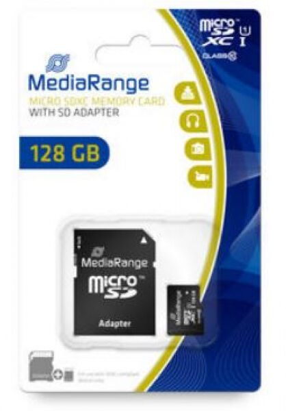 MediaRange microSDXC Card Class10 UHS-I - 128GB