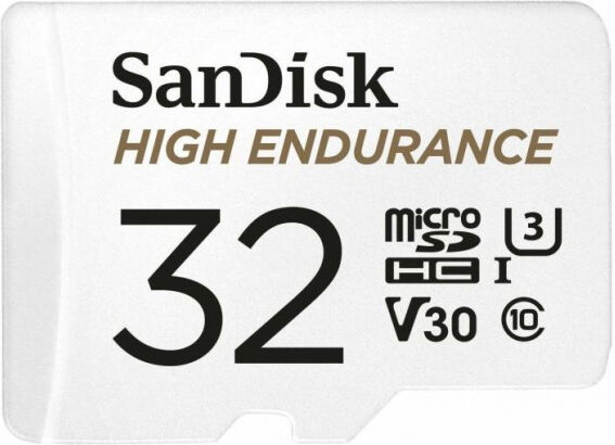 SanDisk microSDHC Card High Endurance / UHS-I U3 / Class 10- 32GB