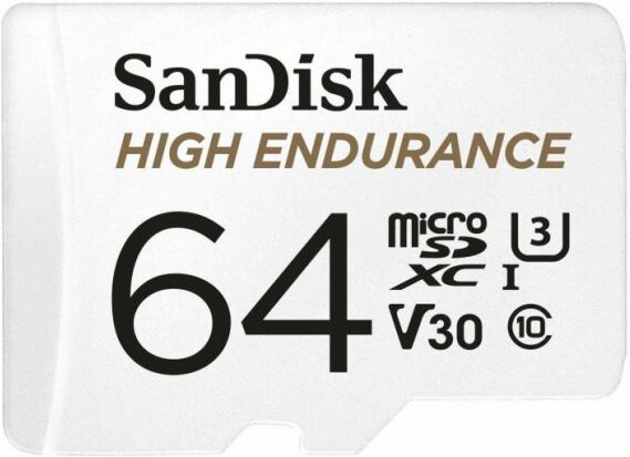 SanDisk microSDXC Card High Endurance / UHS-I U3 / Class 10 - 64GB