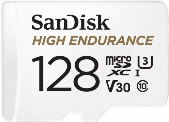 SanDisk microSDXC Card High Endurance / UHS-I U3 / Class 10 - 128GB