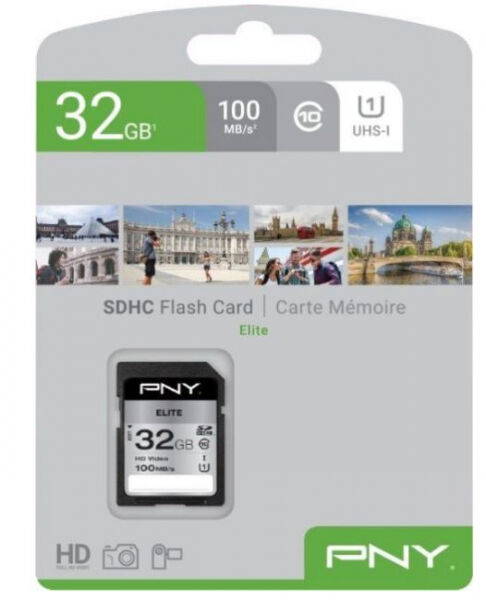 PNY Elite SDHC-Card Class10 / UHS-I U1 - 32GB