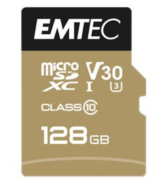 Emtec SpeedIN Pro microSDXC-Card UHS-I U3 / Class10 / V30 - 128GB