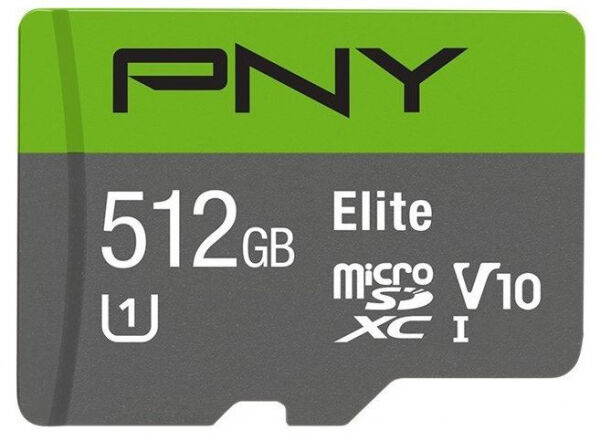 PNY microSDXC-Card Elite Class10 / UHS-I U1/A1/V10 - 512GB