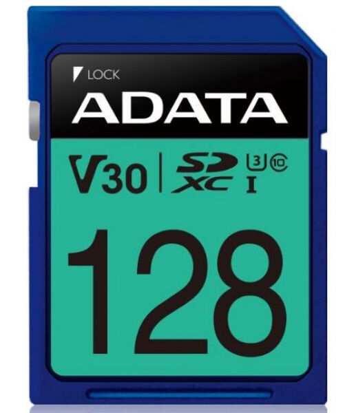 A-Data SDXC-Card Premier Pro UHS-I U3 / Class10 / V30 - 128GB