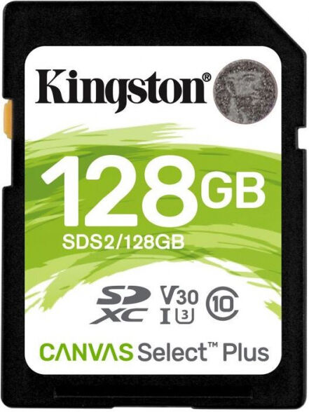 Kingston Canvas Select Plus SDXC-Card UHS-I (U3) / Class10 / V30 - 128GB