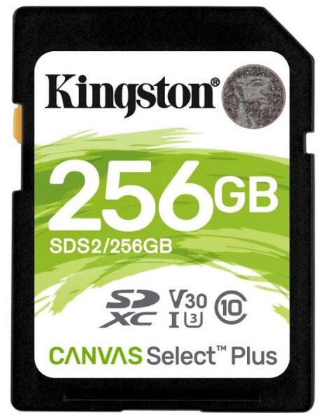 Kingston Canvas Select Plus SDXC-Card UHS-I (U3) / Class10 / V30 - 256GB