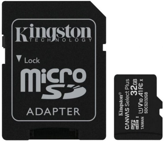 Kingston microSDHC-Card Canvas Select Plus Class10 / UHS-I U1 / A1 - 32GB