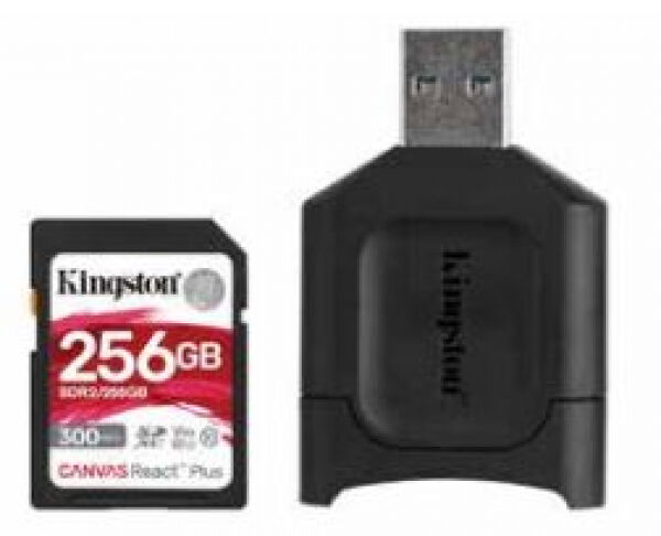 Kingston SDXC Card React Plus V90 / UHS-II /  U3 - 128GB