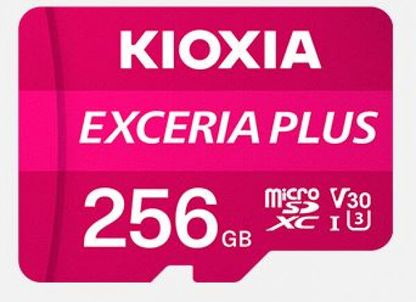 Divers Kioxia microSDXC-Card Exceria Plus Class10 / UHS-1 / U3 / V30 - 256GB