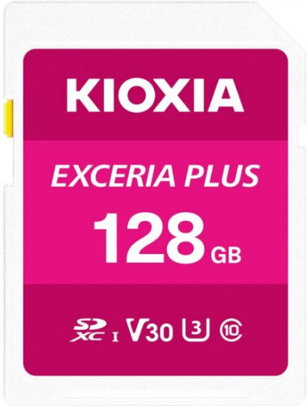 Divers Kioxia SDXC-Card Exceria Plus Class10 / UHS-1 / U3 / V30 - 128GB