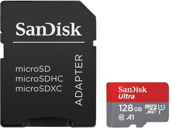 SanDisk Ultra microSDXC-Card UHS-I U1, A1, Class 10 - 128GB