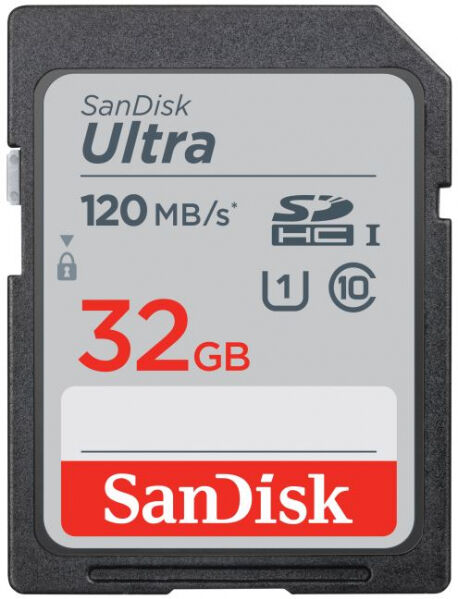 SanDisk Ultra SDHC Card UHS-I - 32GB