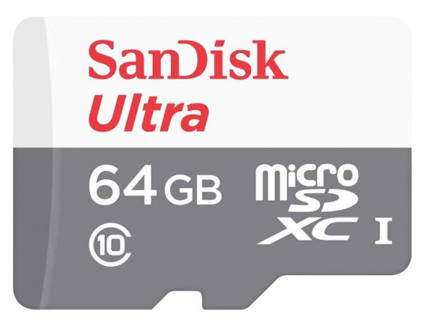 SanDisk Ultra microSDXC-Card UHS-I / Class10 - 64GB