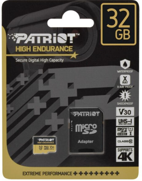 Patriot Memory Patriot microSDHC-Card High Endurance / UHS-I U1 / A1 / Class 10 - 32GB