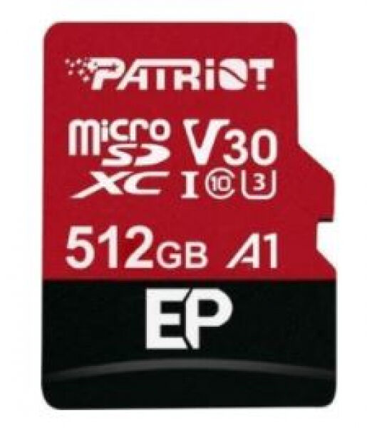 Patriot Memory Patriot EP microSDXC-Card / UHS-I U3, A1, Class 10 - 512GB