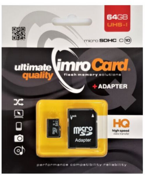 Divers Imro microSDXC-Card Class10 / UHS-I - 64GB