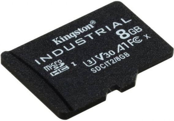 Kingston Industrial Temperature Gen2 R100 microSDHC Card / UHS-I U3, A1, Class 10 - 8GB