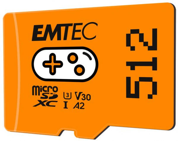 Emtec Gaming microSDXC Card / UHS-I U3 V30 A1 - 512GB