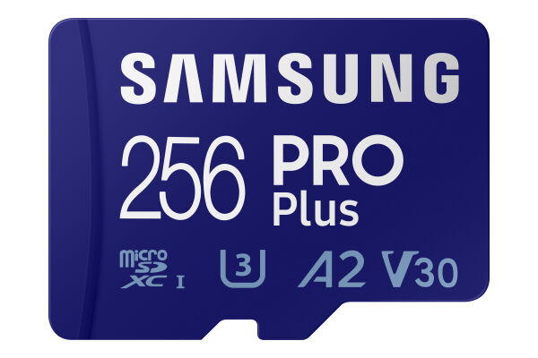 Samsung PRO Plus 2021 microSDXC-Card / UHS-I U3, A2, Class 10 - 256GB