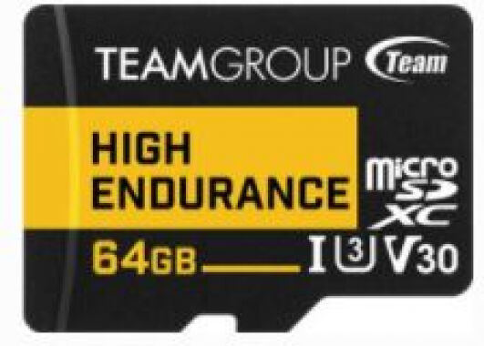 TeamGroup High Endurance microSDXC-Card / UHS-I U3 Class 10 - 64GB