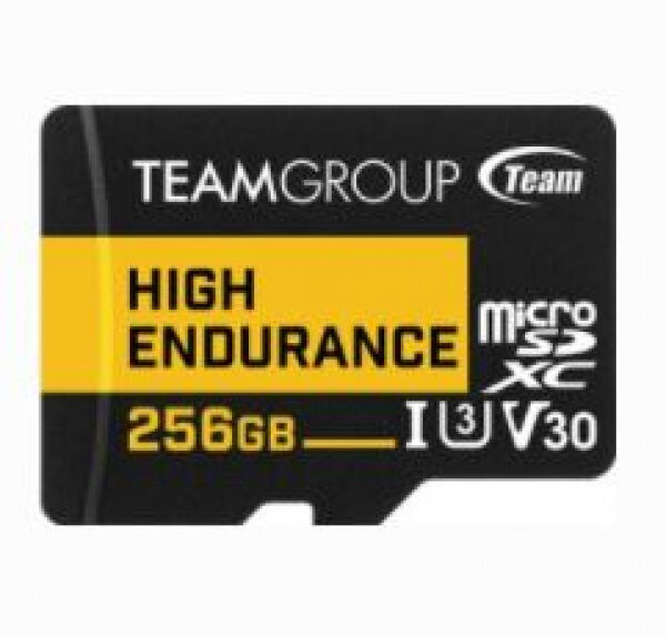 TeamGroup High Endurance microSDXC-Card / UHS-I U3 Class 10 - 256GB