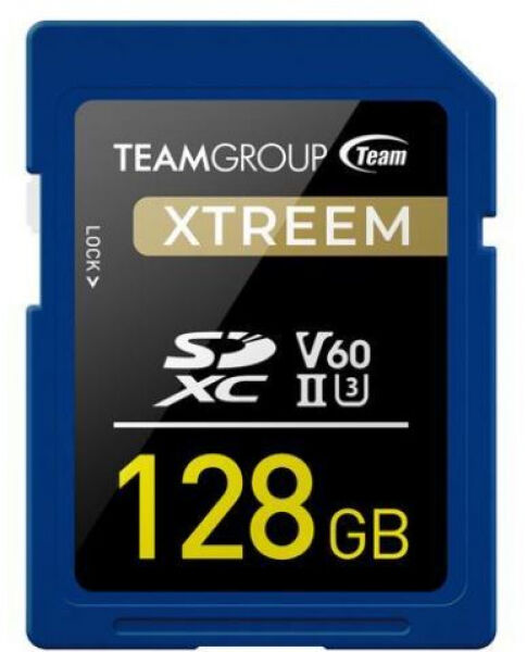 TeamGroup XTREEM SDXC-Card / UHS-II U3 V60 Class 10 - 128GB