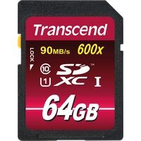 Transcend TS64GSDXC10U1 - SDXC-Speicherkarte, 64GB Class10 UHS-I 600x Ultimate