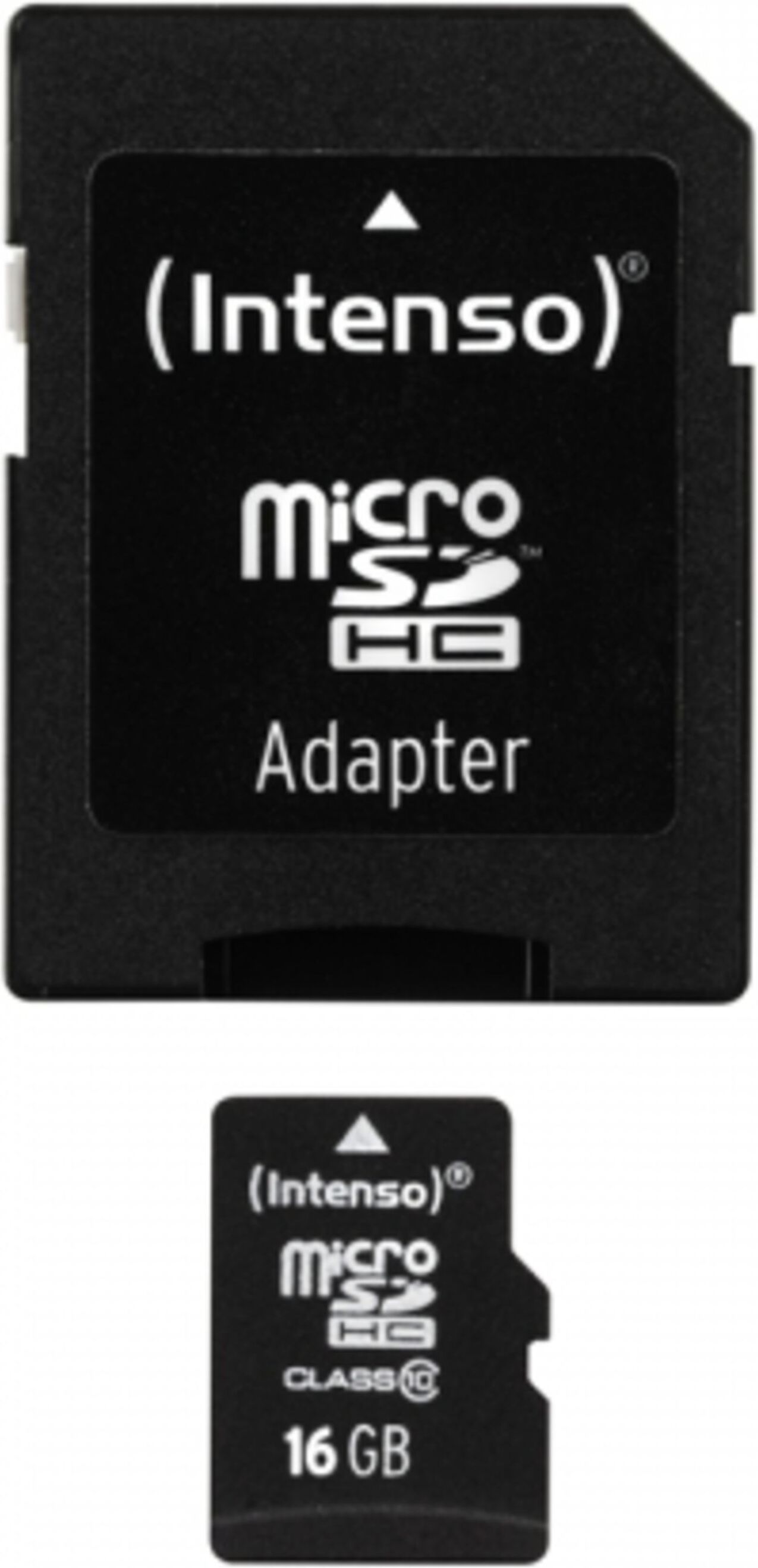 Intenso - 16GB Micro SDHC Card CL10 mit Adapter/ für Card Recorder