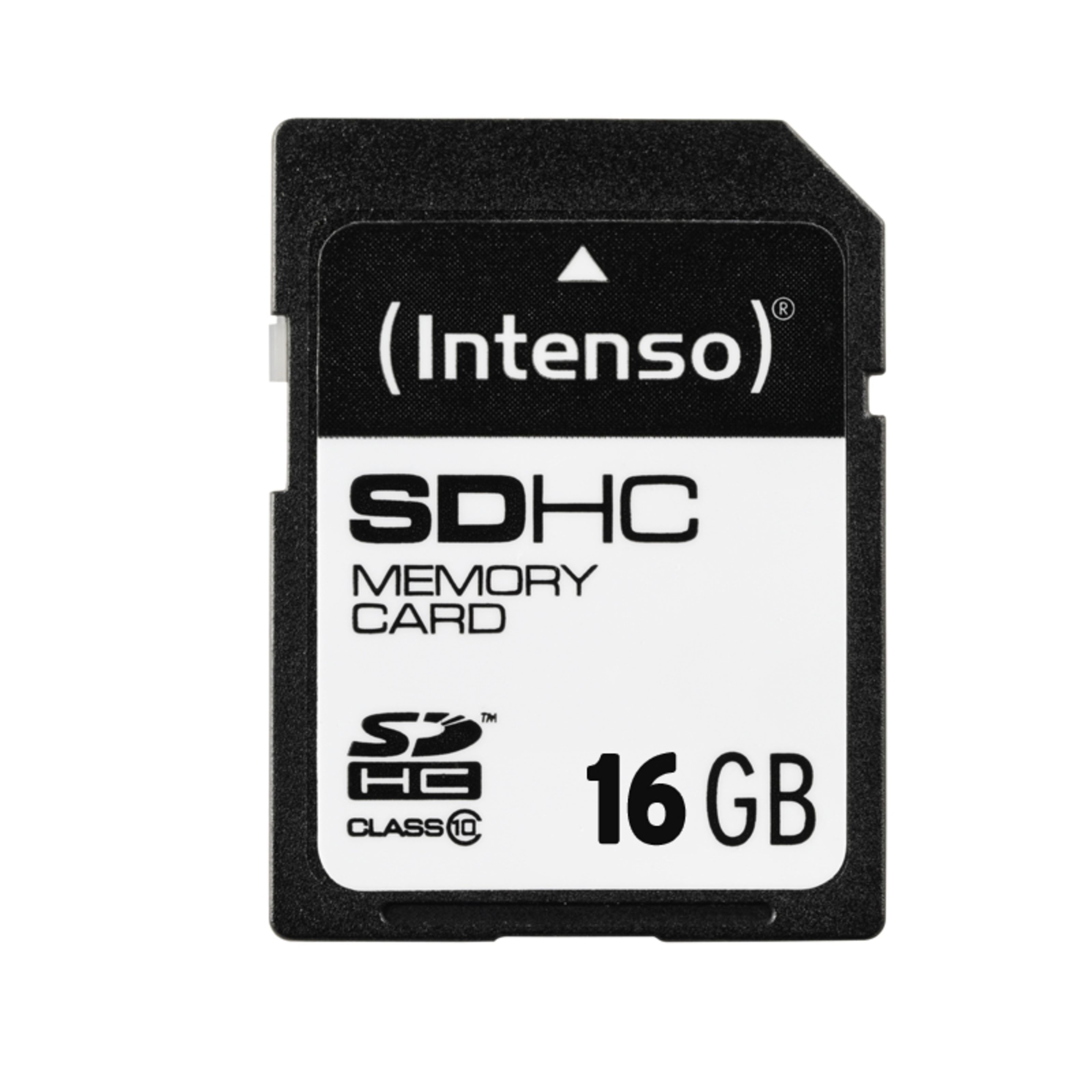 Intenso - 16GB SDHC Card CL10 für Card Recorder