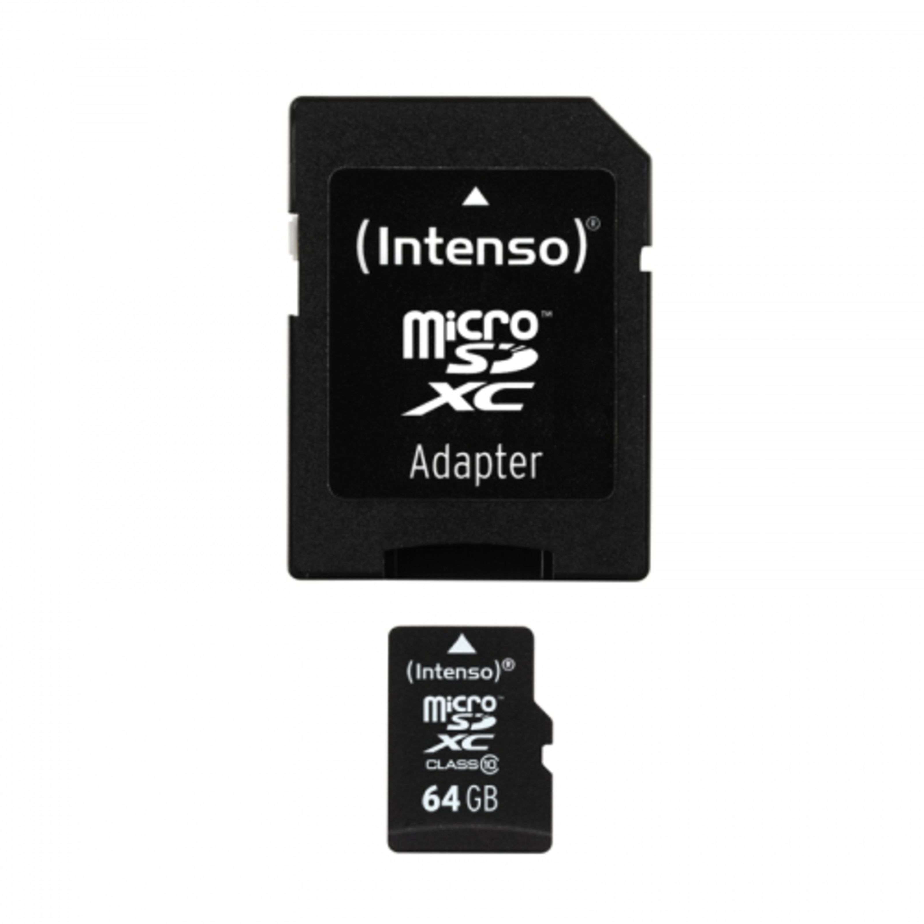 Intenso - 64GB Micro SDHC Card CL10 mit Adapter/ für Card Recorder